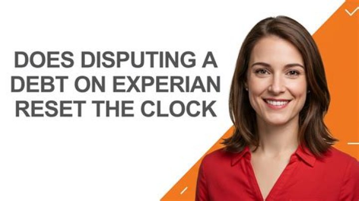 Does disputing a collection reset the clock?