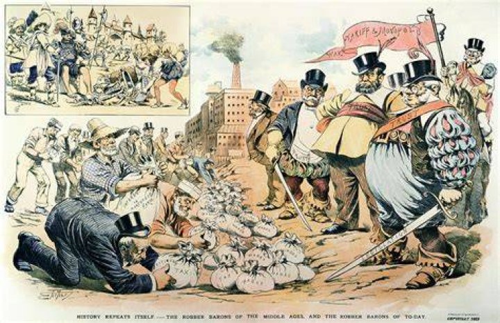 How did robber barons affect America?