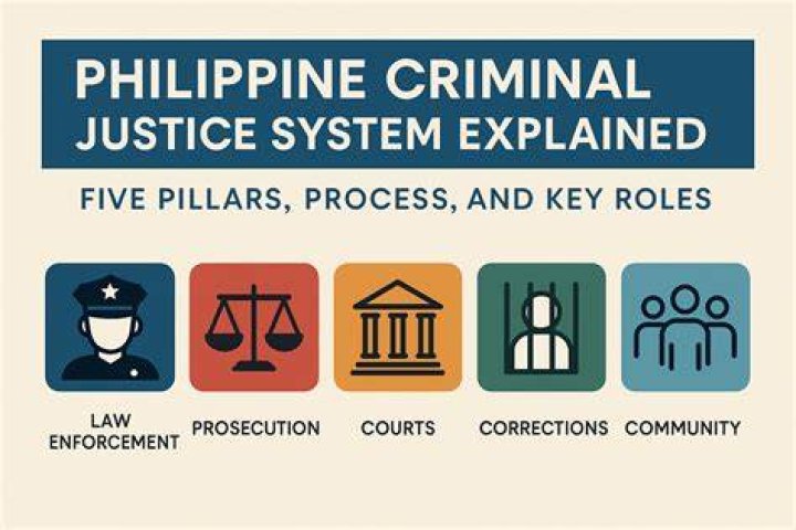 What are the 5 pillars of the criminal justice system?