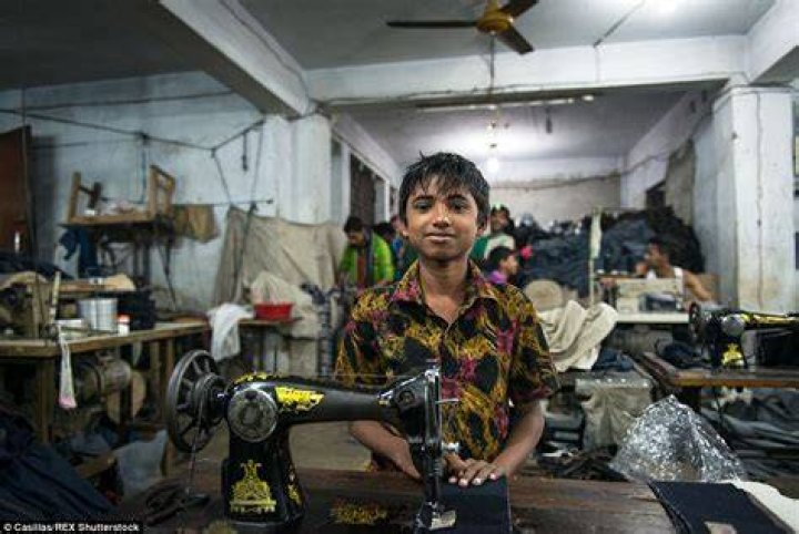 Who mainly works in sweatshops?